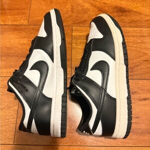 Nike Dunk Low “Panda” Black White Women’s Size 6 – Good Condition
